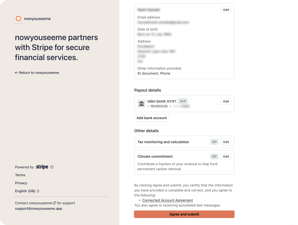 Review your details